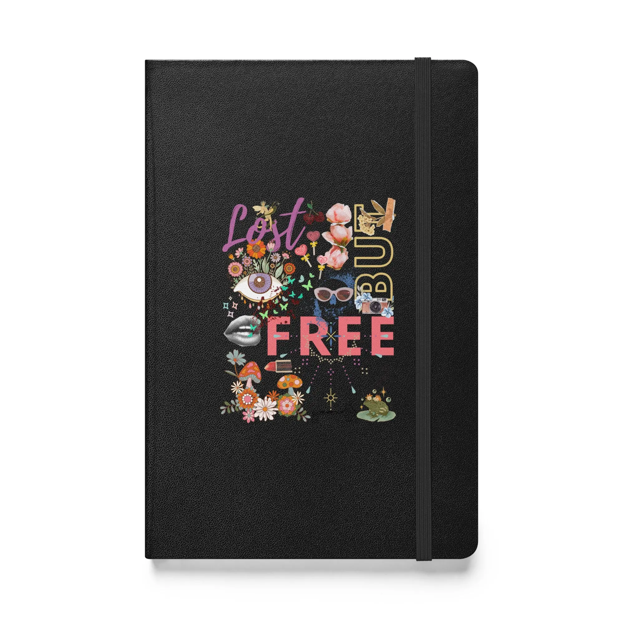 LOST BUT FREE Hardcover bound notebook