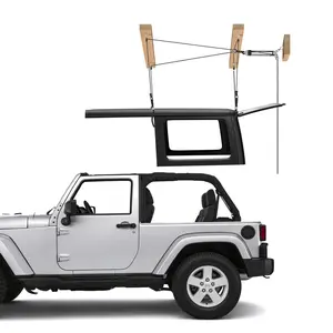 VEVOR Hard Top Remover Lift, Summervibes,Summervibes, 220 lbs, Jeep Hardtop Removal Storage Roof Hoist with Anti-Drop System, Easy One-Person Operation, Supports 8-16 in Ceiling, for 2-Door & 4-Door Jeep Wrangler JK JL & Ford
