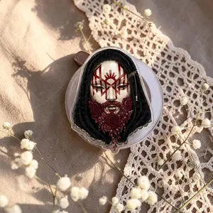 Dark Feminine Gothic Occult MagSafe Phone Grip: Romantic Goth Witchcore Aesthetic Magnetic Phone Holder, Dark Academia Vampire Kindle Gift