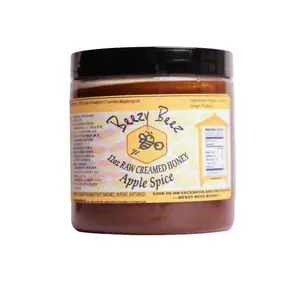 Beezy Beez 12 oz Raw Creamed Honey Apple Spice