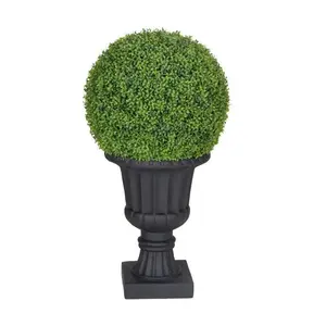 Puleo International 38in Single Ball Topiary Boxwood Tree