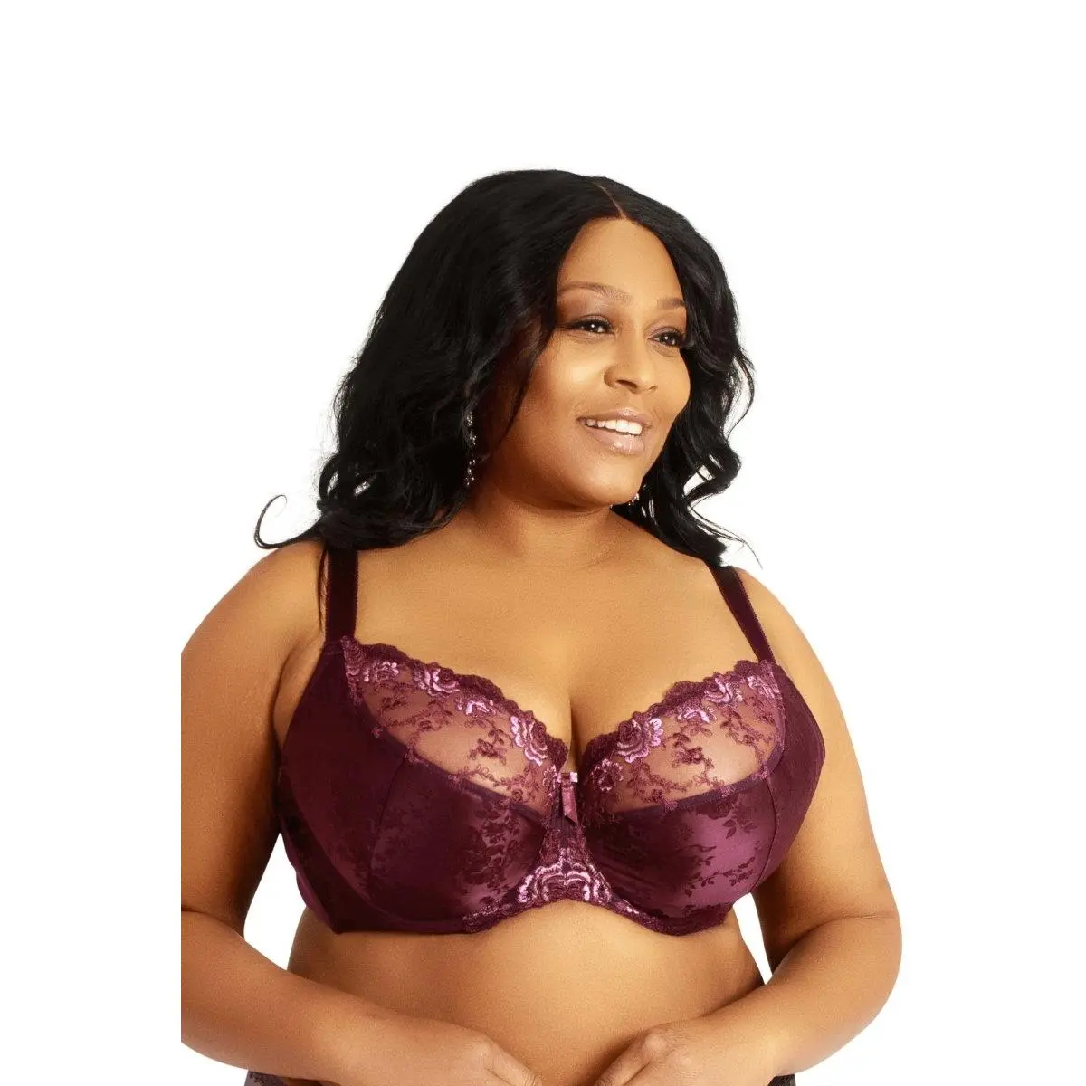 Underwire Bra Paris — Burgundy Lace | WiesMANN