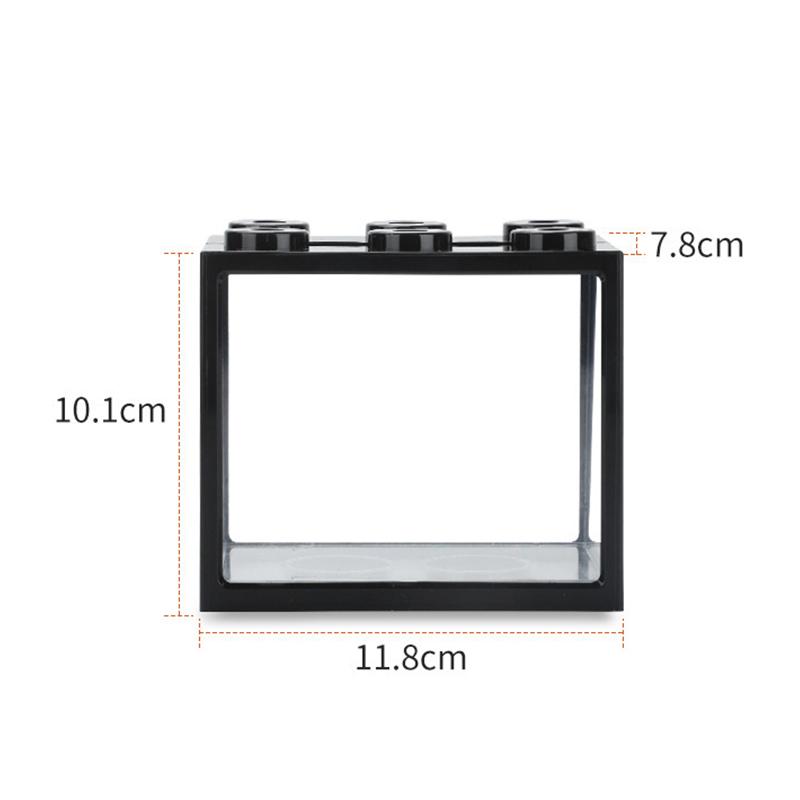 Aquarium Mini Fish Tank Reptile Pet LED Light Box Stackable Aquarium Cylinder Landscape Seaweed For Home Office Decoration Aquarium Mini Fish Tank Reptile Pet LED Light Box Stackable Aquarium Cylinder Landscape Seaweed For Home Office Decoration