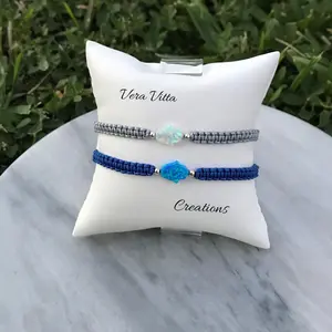 Opal Fatima Hand Charm Bracelet