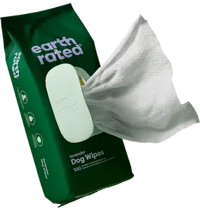 Earth Rated Plant-Based Hypoallergenic Grooming Wipes