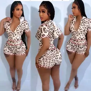 Cheetah print 2 piece set