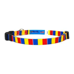 Cat Collar with Romania Flag | Great For National Holidays, Festivals, Parades, Sporting Events, Pride Events