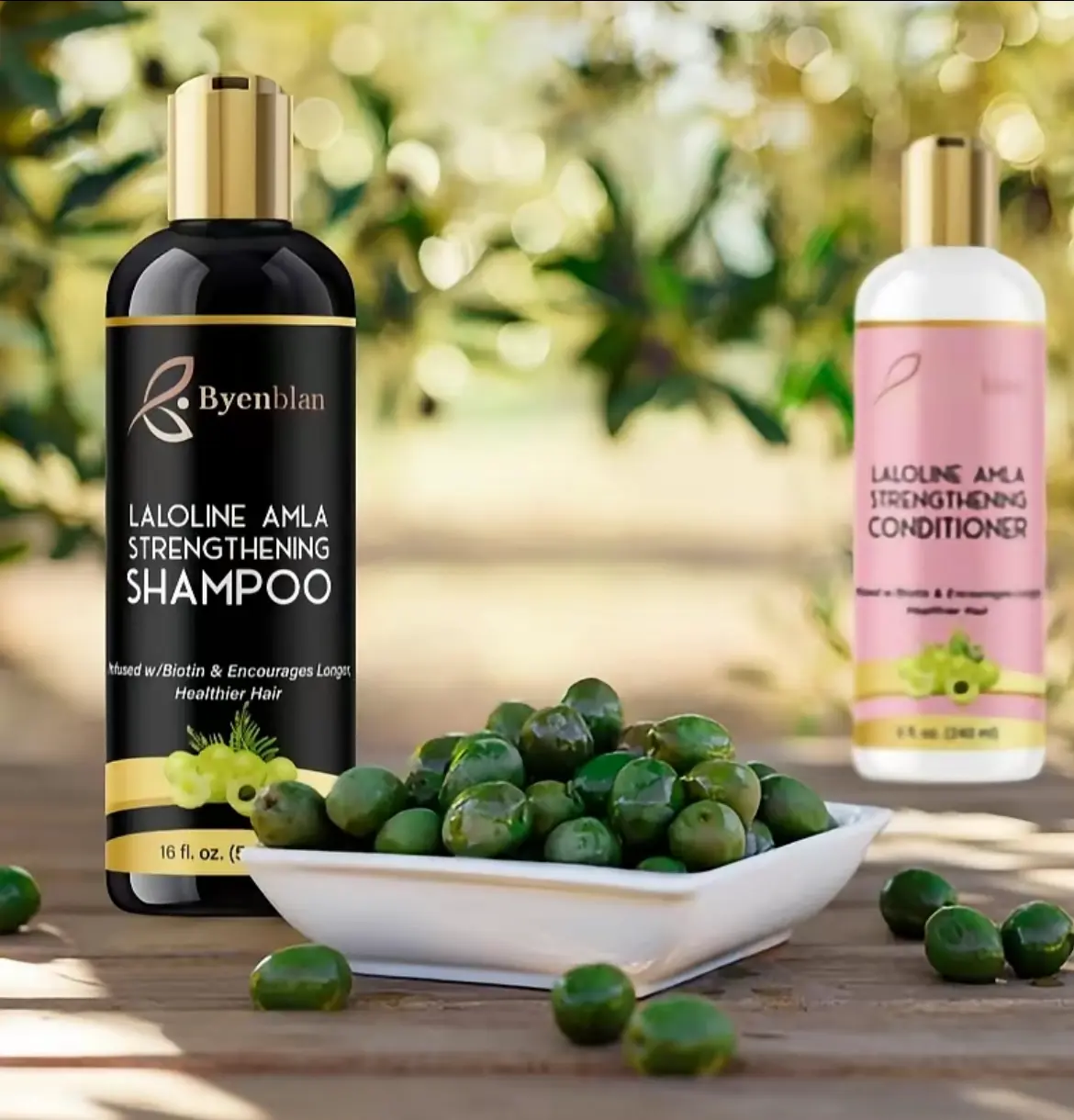 Byenblan 2-Piece Shampoo & Conditioner and Haircare Set