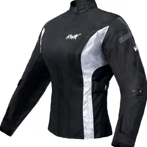 HWK Adventure/Touring Motorcycle Jacket for Women, Women's Motorcycle Jacket with CE Armor for Enduro Motorbike Riding