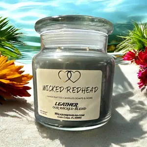 17oz/481.94g Wicked Blend Candle-Leather