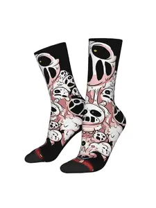 1 Pair Hip Hop Isaac Men's compression Socks Harajuku Pattern Printed Funny Novelty Happy Crew Sock