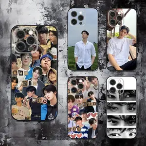 C-Cha E-Eun W-Woo Phone Case For iPhone17 16 15 14 13 12 11 Pro Max Plus X XS SE E Protection Soft Silicone Black Case