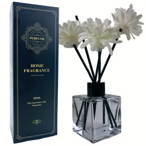 Elegant AromaRelax Reed Diffuser Set 50ml Long Lasting Fragrance for Bedroom Living Room Study Sophisticated Home Decor Gift AIR FUSION Diffuser Stick Home Fragrance Light Aromatic Scented Essential Oil Perfume