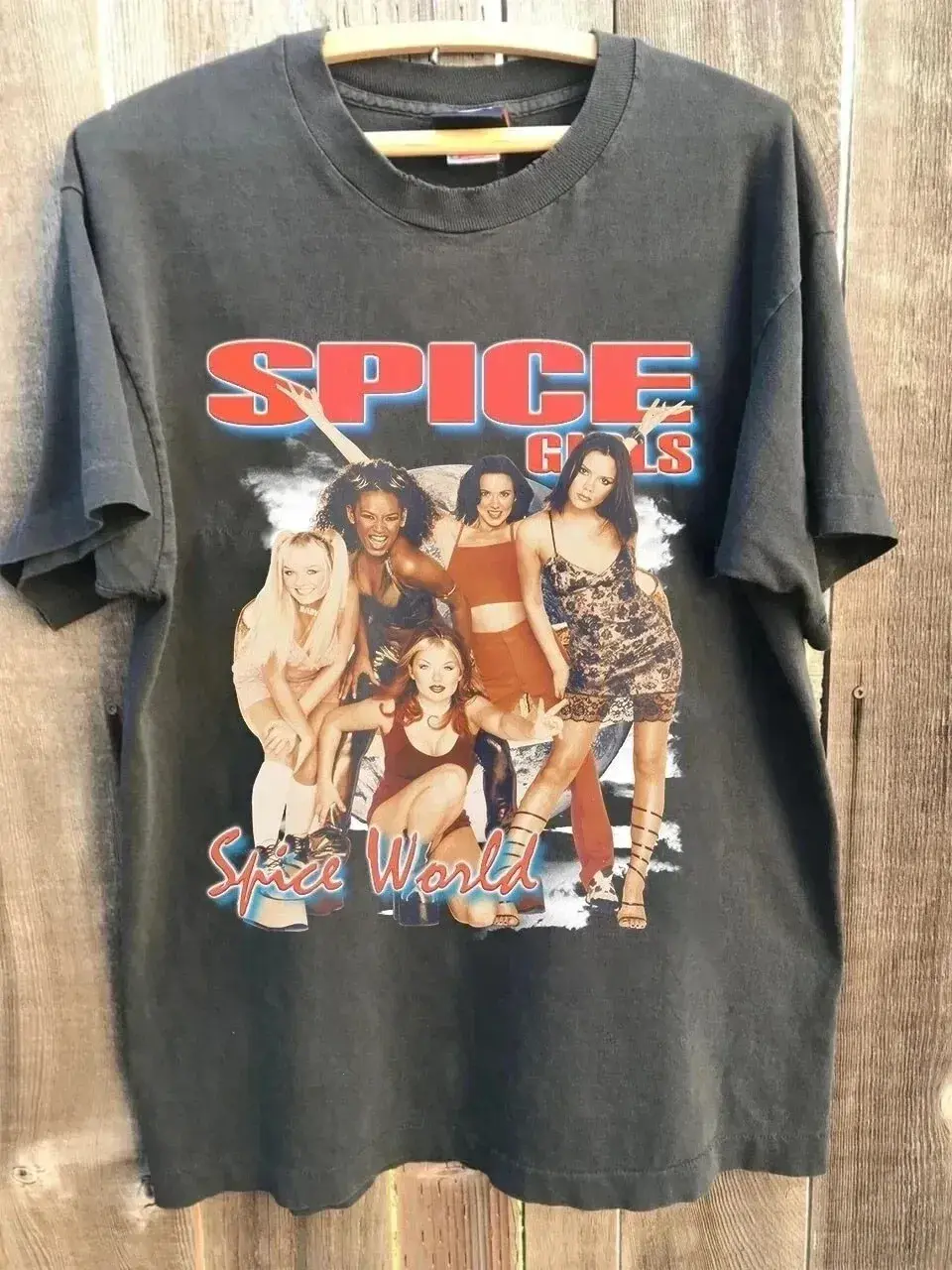 Vintage Spice Girls Band Color Unisex T-Shirt Full Size