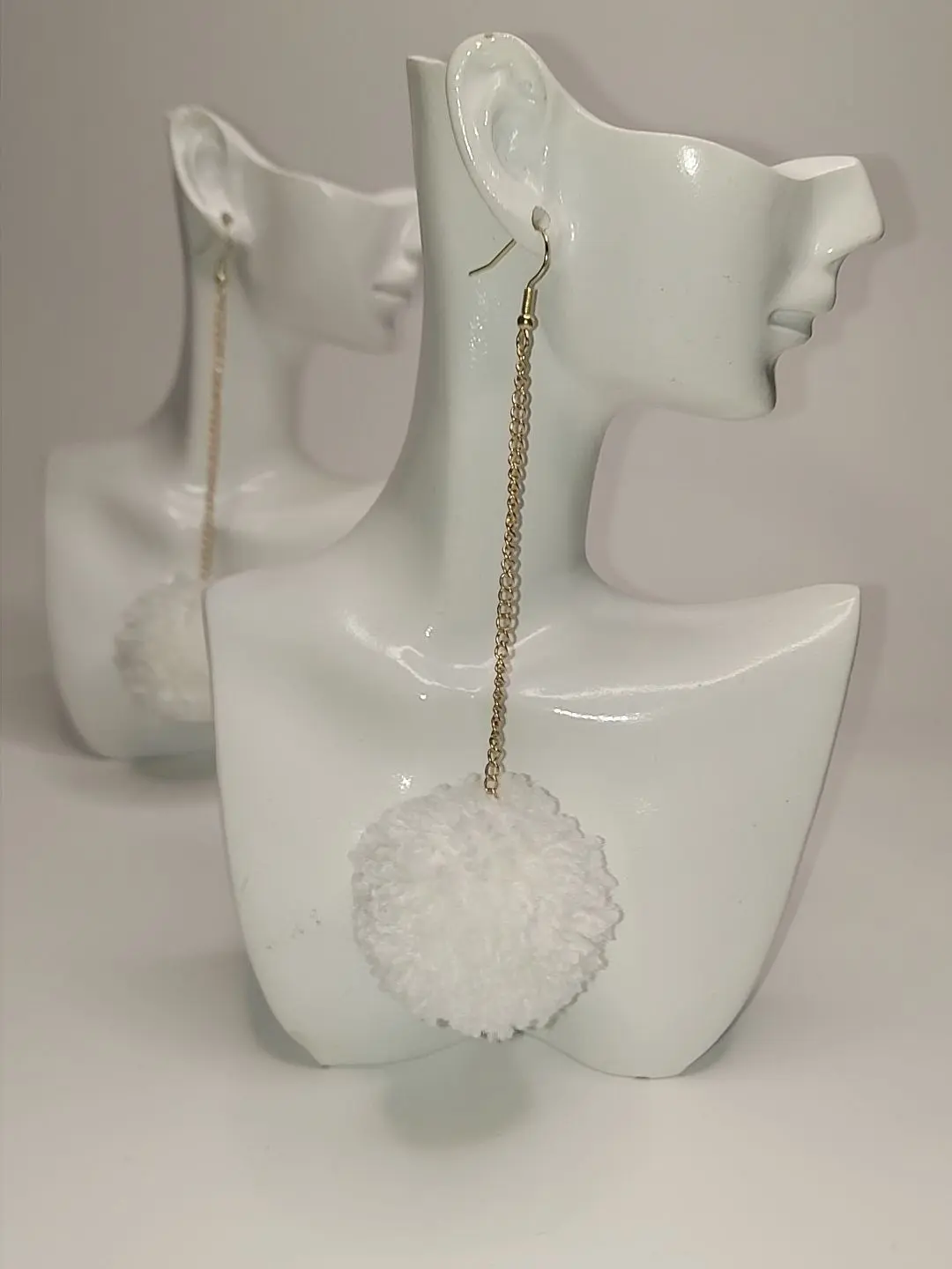 Pom- Pom Earrings
