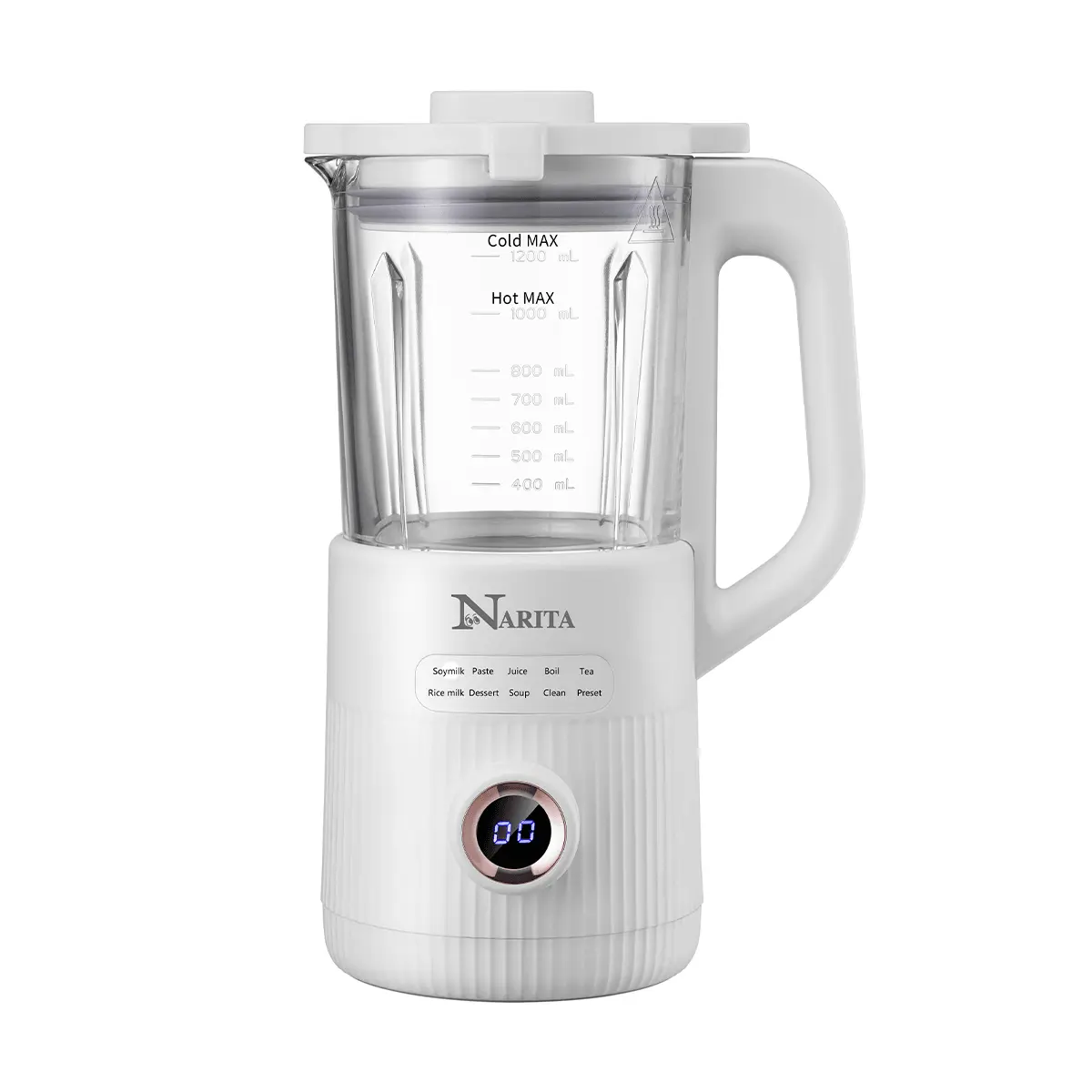 NARITA 1.2L Multifunctional Blender and Juicer - Heating, Soy Milk Maker, Smoothie Machine