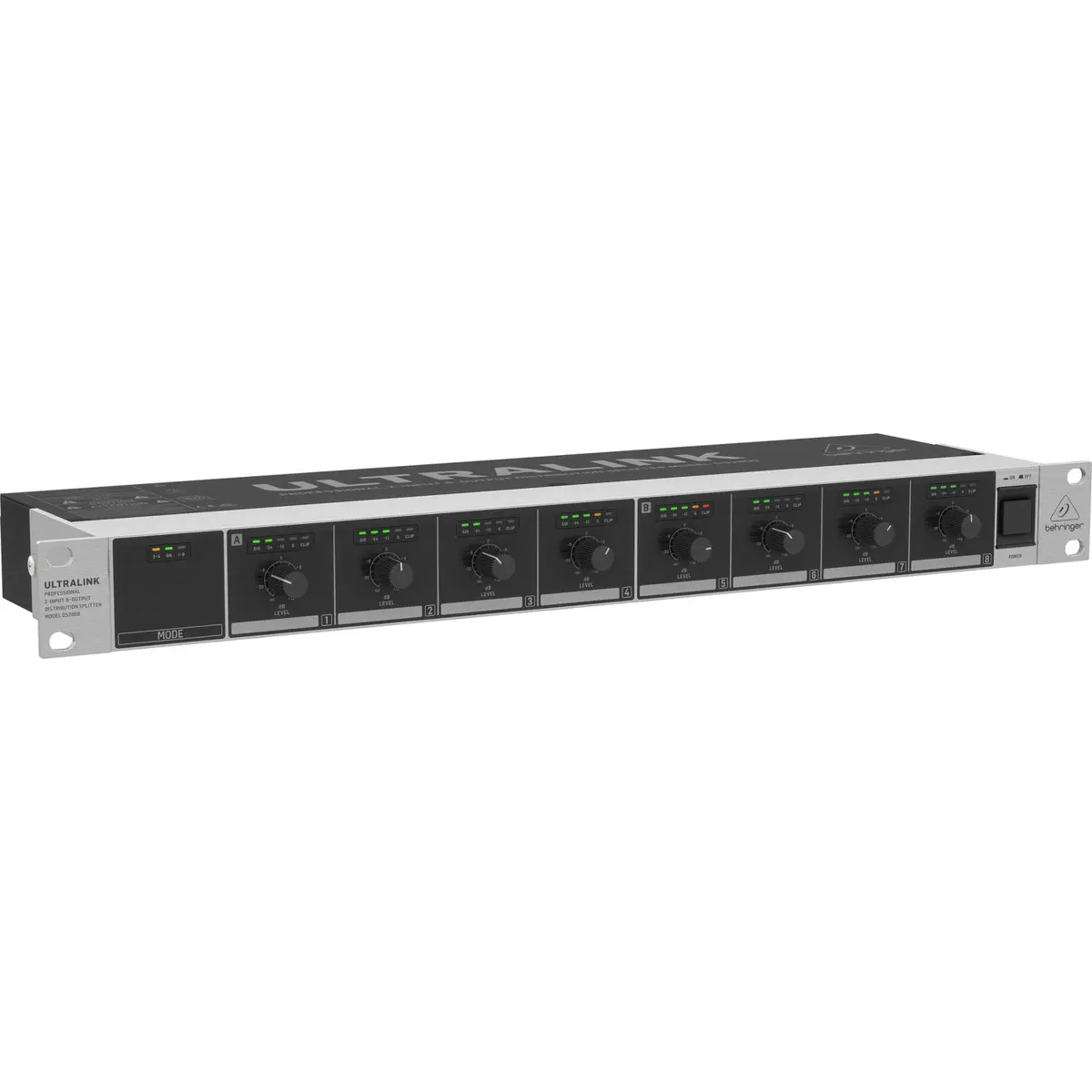 Behringer DS2800 Professional 2-Input/8-Output Distribution Splitter for Commercial Applications