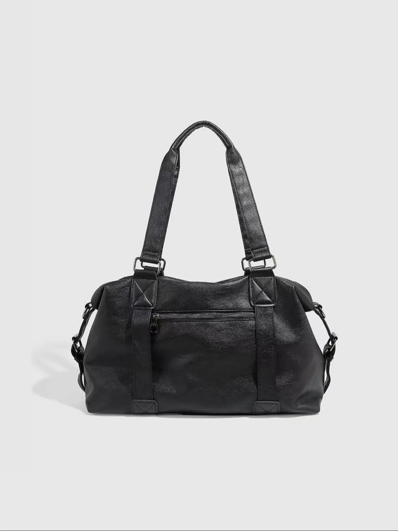 Vintage PU Leather Handbag for Men & Women, 13 Inch Laptop Compatible, Zipper Closure, Braided Design, Adjustable Strap, Daily Use Travel Bag, Laptop Shoulder Handbag, Laptop Computer Bag, Laptop Purse