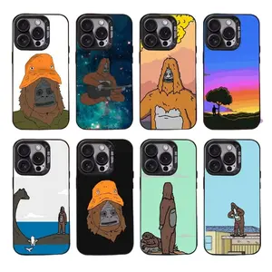 Sassy The S-Sasquatch Hot Artistic Phone Cases For iPhone 17 Promax 16 15 14 13 12 11 Pro Max Plus Air Black IMD Matte Shockproof Cover Protection Best Gift of Birthday Christmas Halloween