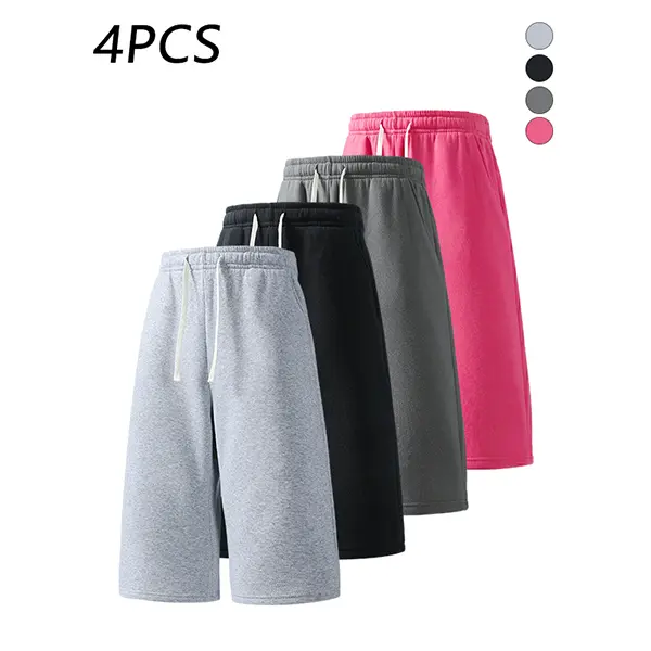 Light gray + black + dark gray + rose red