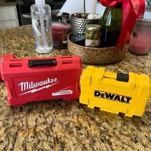 2 pack Milwaukee and dewalt