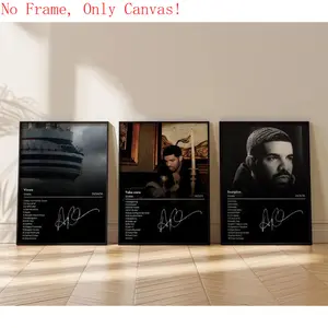 Set of 3 Drak3 Album Cover Posters: Vintage Drak3 Prints. Ideal Music Cover Gifts for Men. Male Retro Wall Art. Unframed wall art decor.Unframed funny animal posters