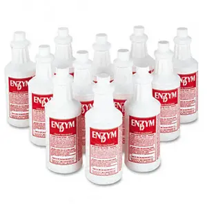 Big D Industries  Enzym D Digester Liquid Deodorant- Lemon- 32 oz.- 12/Carton