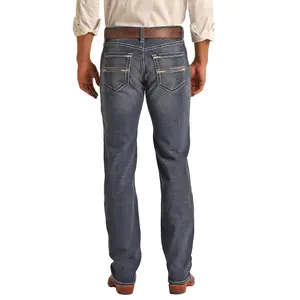 Rock & Roll: Dark Vintage Regular Pistol Stackable Bootcut Jeans