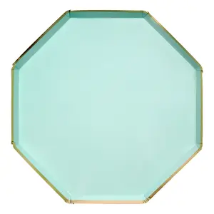 Mint Dinner Plates (x 8)