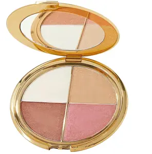 Glow Wardrobe Eyes & Cheeks Palette – Eyeshadow and Highlighter Makeup Glitter Smooth Radiant Silky Cosmetic Shimmer