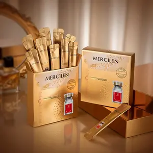 Collagen Polypeptide Sleeping Mask, 20pcs/box Moisturizing & Firming Facial Mask, Portable Package Travel Essential, Suitable for Men and Women