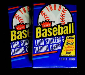 2 1988 Fleer Baseball Wax Packs