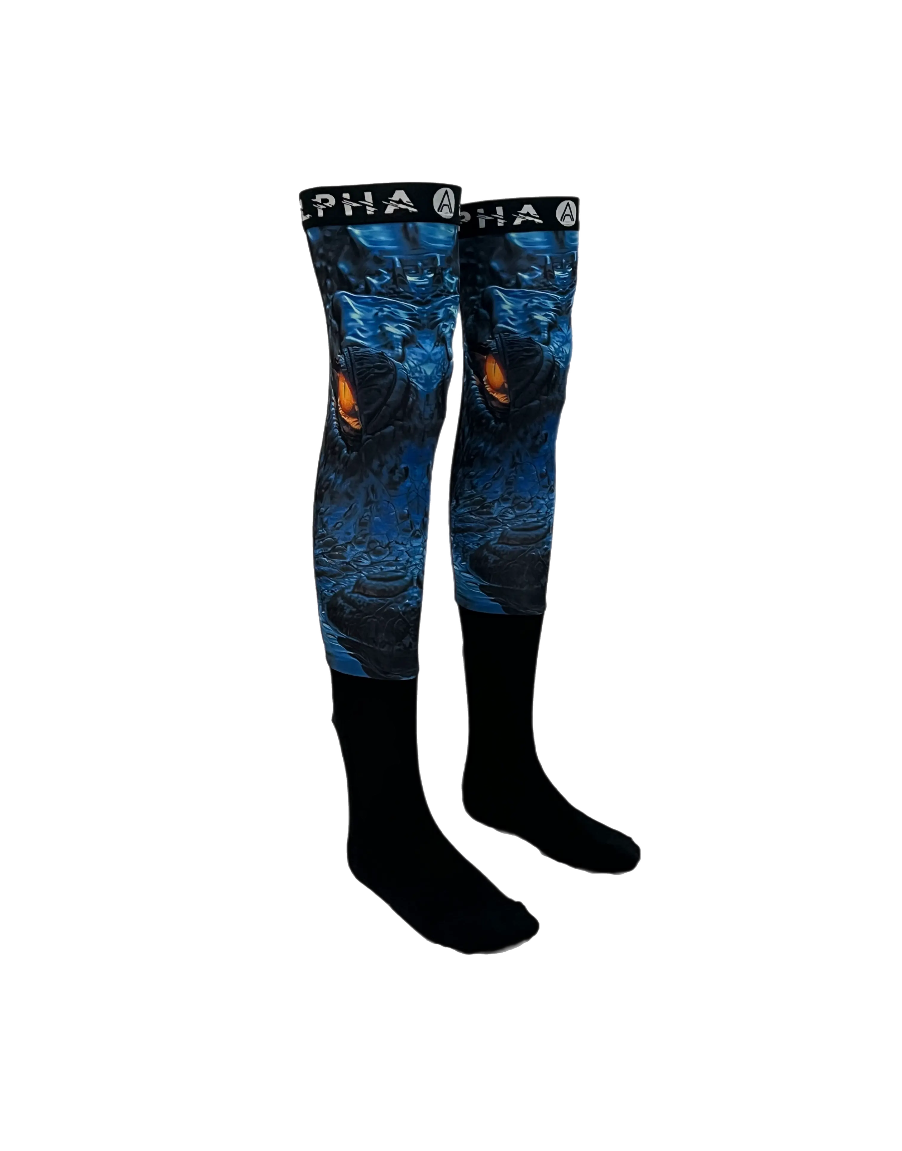 Alpha Swamp Thing Mens Thigh High Motocross Socks