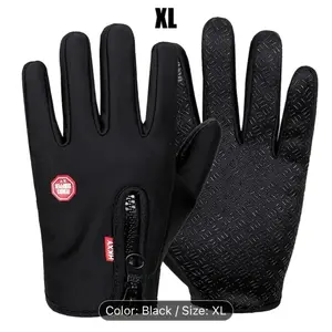 Windproof Winter Gloves Touchscreen Gloves Thermal Warm Gloves for Men and Women