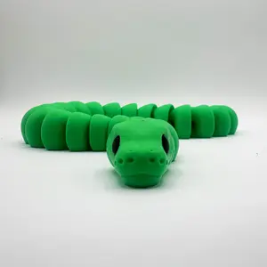 Ball Python Large Articulated Fidget Snake | Quality 3D Printed Snake Fidget 28 in fidget toy