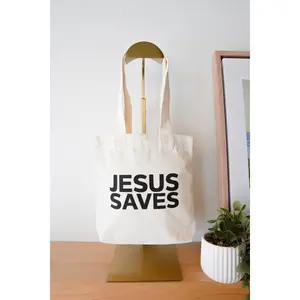 Jesus Saves Mini Tote