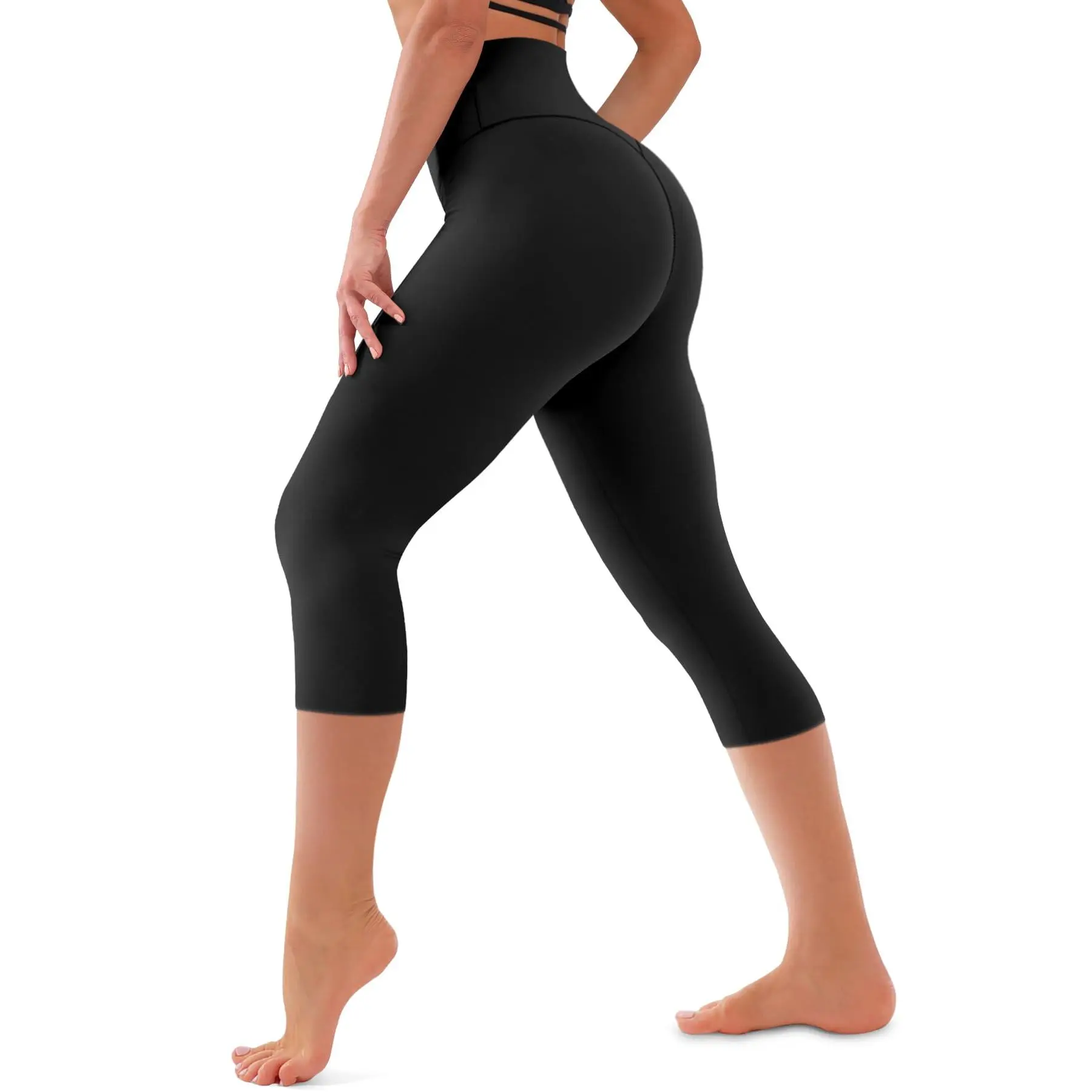 17-capri Pants Black