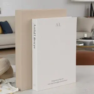 Modern Home Decor Set - Stylish Faux Books for Coffee Table & Shelf Display - Decorative Storage Boxes for Photos & Keepsakes - Elegant 2-Piece Design Enhances Living Room or Mantle Aesthetics - Durable & Lightweight Decorative Accents