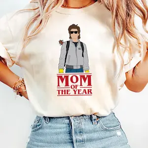 Steve Harrington Mom of the Year Shirt, Steve Harrinton Sweatshirt, Harrington Crewneck, Stranger Sweatshirt, Steve Sweatshirt