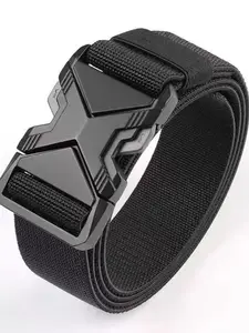 Men's Tactical Belt, Multifunctional Military Quick Release Buckle, Sports Canvas Waistband, Suitable for Daily Commute and Training Wear
