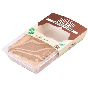 Eastanbul Halvah with Cocoa, Halvah Marble, Turkish Halva, Tahini Halva, 10.6oz