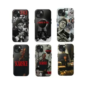 Tony Motana Phone Case, ScarFace Phone Case for iPhone 17,16,15,14,13,12,11,Pro,Max,Plus Phone Cover, Designed to Be Anti-Fall