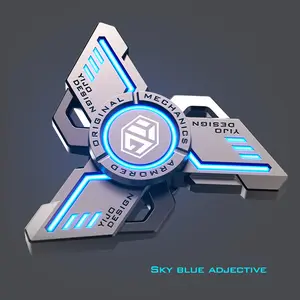 Fingertip Gyro, Luminous Fingertip Gyro, Stress Relief Toy, Creative Finger Toy, Finger Spinner, Fidget Relief, Birthday Gift for Men