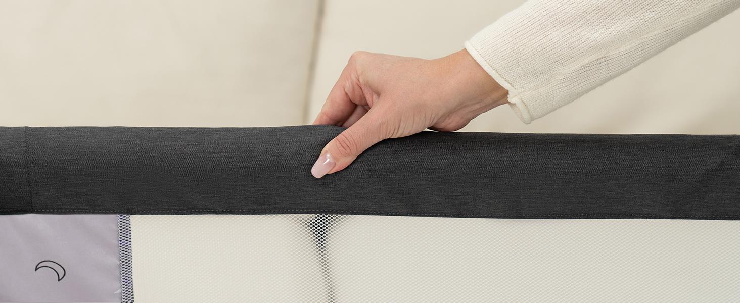 Baby Bassinet, Crib For Infant And Newborn, Bedside Sleeper With Storage Basket And Mosquito Net, Easy To Fold, Height Adjustable, Portable Side Bed Crib Portable