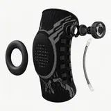 Unisex Athletic Knee Brace - Dial-Adjust Adjustable Compression, Multi-Size Breathable Fabric Knee Support Sleeve for Sports, Running & Daily Activities