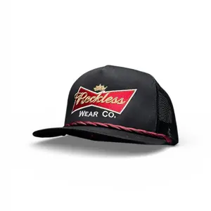 Embroidered Graphic Hat - Adjustable, Stylish Twisted Rim Bow Tie Design for Casual Wear, Embroidered Graphic Hats