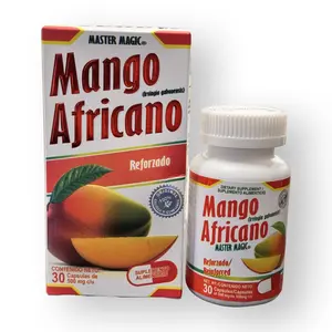 Mango Africano Reinforced Master Magic (Net. Wt. 30 Capsules of 500mg) Dietary Supplement