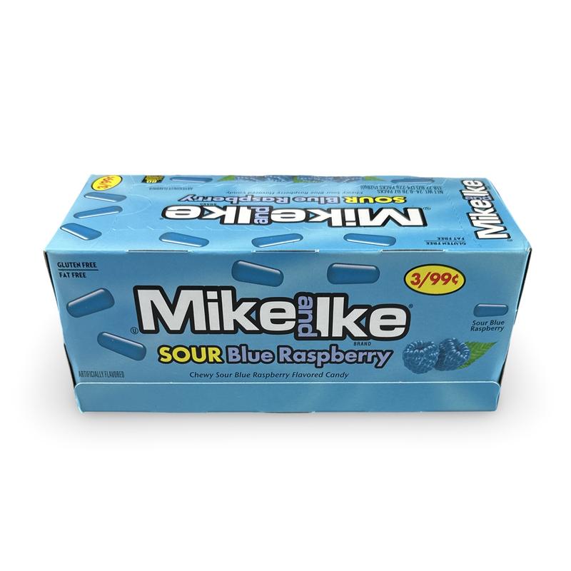 Mike & Ike Chewy Candy – 24 Count Theater Boxes (Choose from 9 Flavors: Original, Grape, Cherry, Orange, Blue Raspberry, Berry Blast, Tropical Typhoon, Sour Watermelon & Sour Lemon)