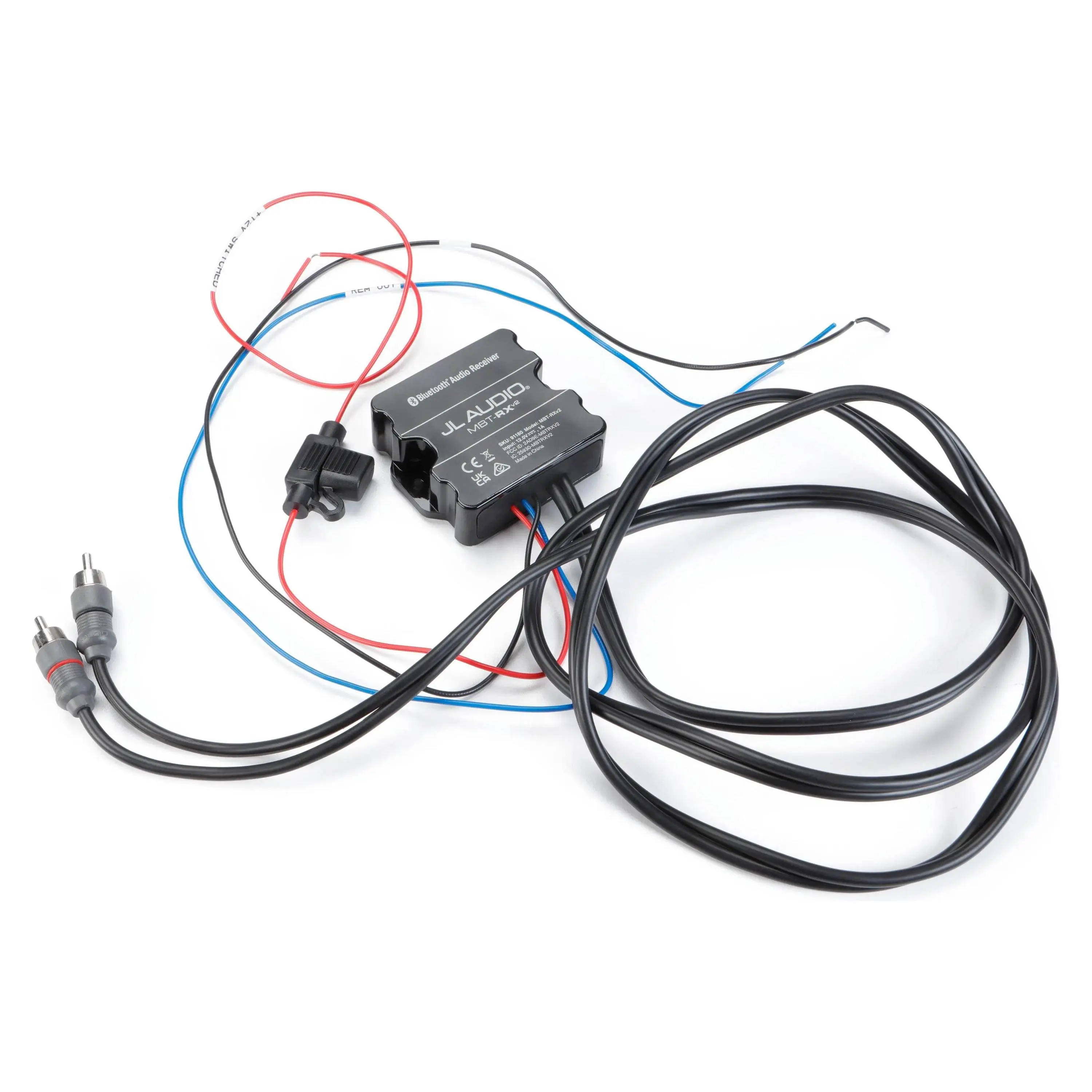 JL Audio MBT-RXv2 Marine/Powersports Bluetooth Audio Accessory Receiver 010-03377-00 (91180)