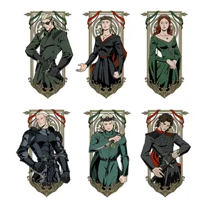 House of the Dragon Charm Keychains